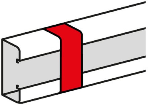 Накладка на стык профиля кабель-канала Legrand Metra 100x50мм белый  картинка